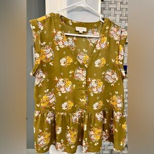 Loft floral blouse